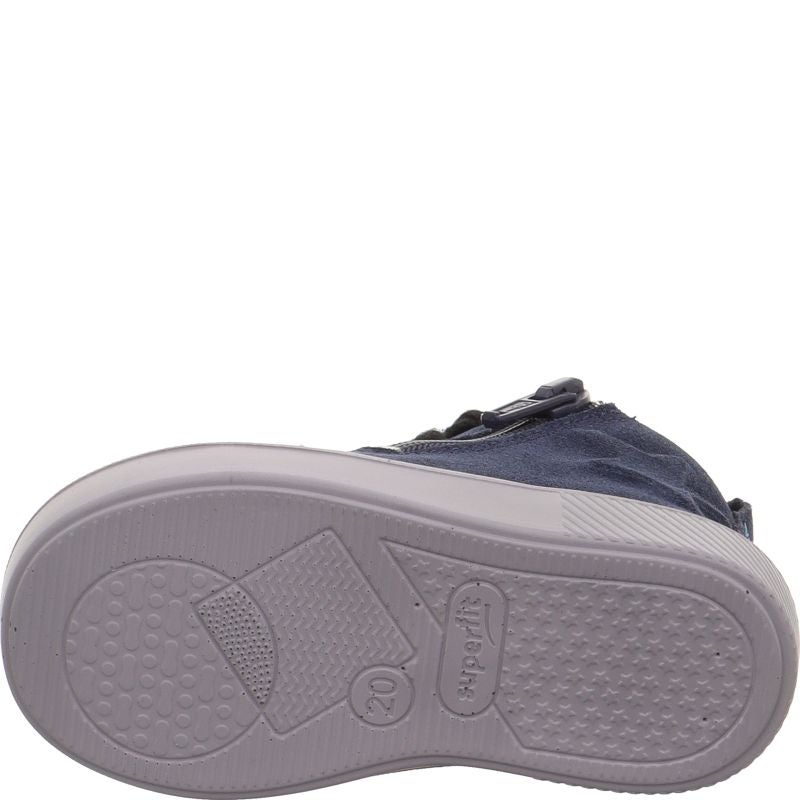 Superfit SUPIES Boys Sneakers high - Material: Leather/Textil in Multi Colour