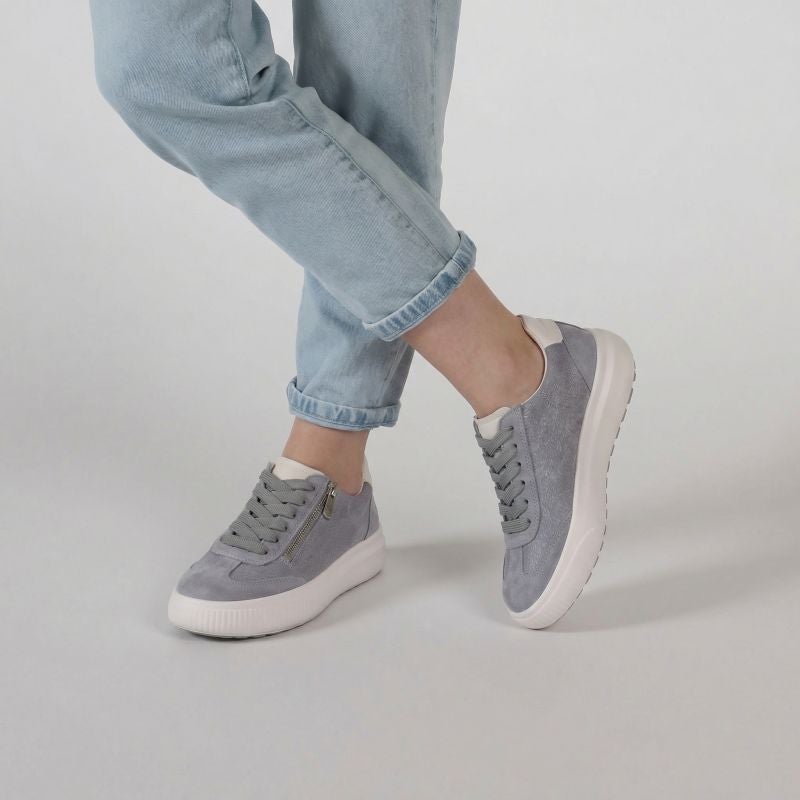 Legero T4 JUMP Woman Sneakers low - Material: Leather in Blue