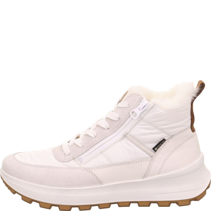 legero T4 RUN Damen Sneaker high - Material: Leder/Textil in Weiß