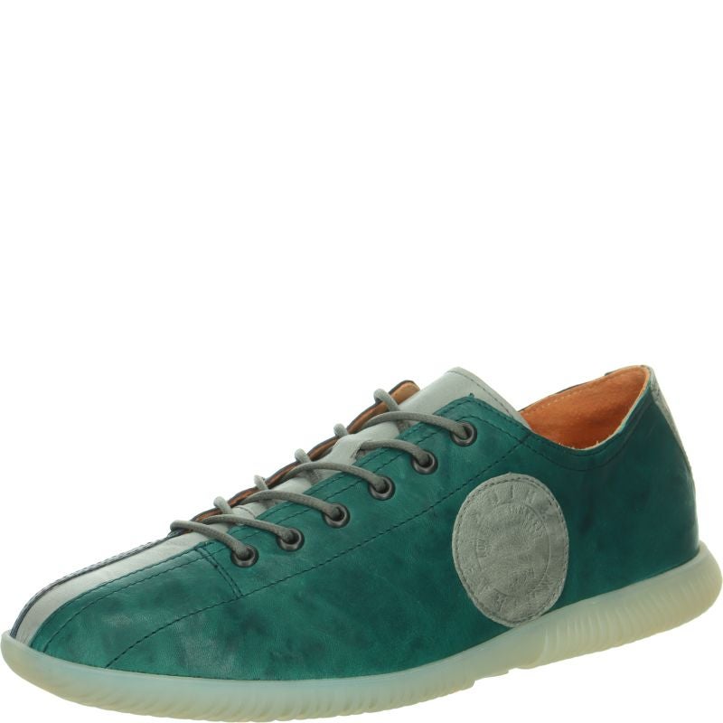 Think HAUKI HERREN Men Sneakers low - Material: Leather in Blue