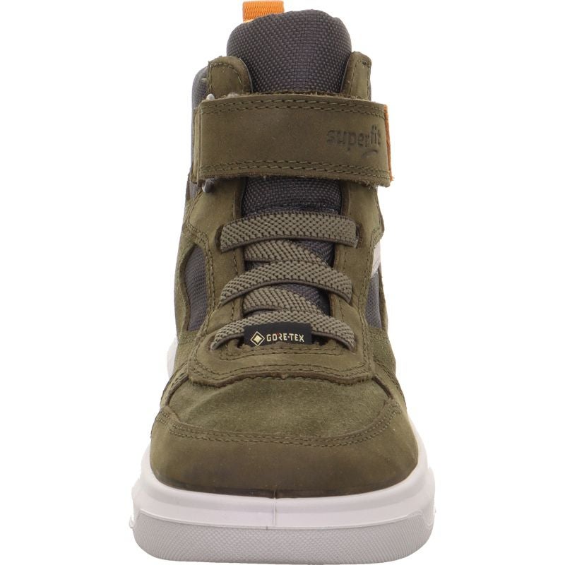 Superfit COSMO Jungen Sneaker high - Material: Leder/Textil in Grün