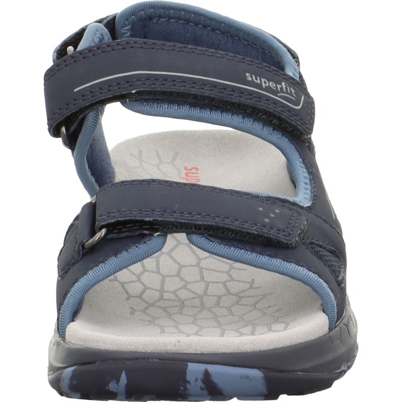 Superfit CRISS CROSS Unisex, Jungen Sandale - Material: Textil/Sonstiges Material in Blau