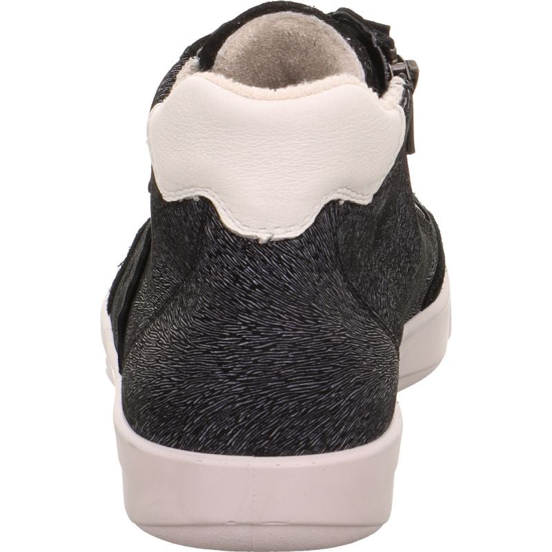 Legero SILENCE Damen Sneaker high - Material: Leder in Schwarz