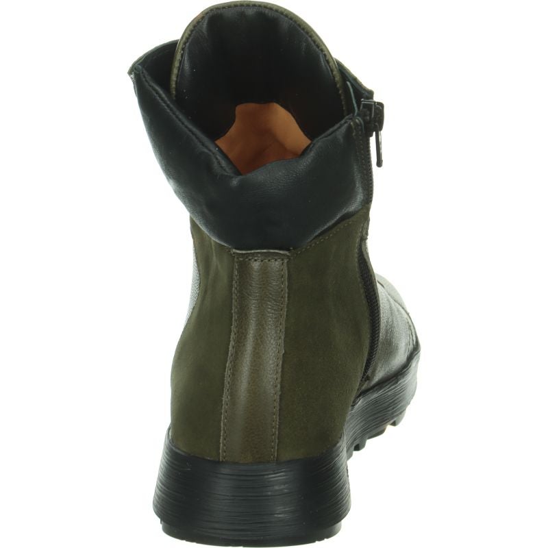 Think! COMODA Damen  - Material: Leder in Oliv