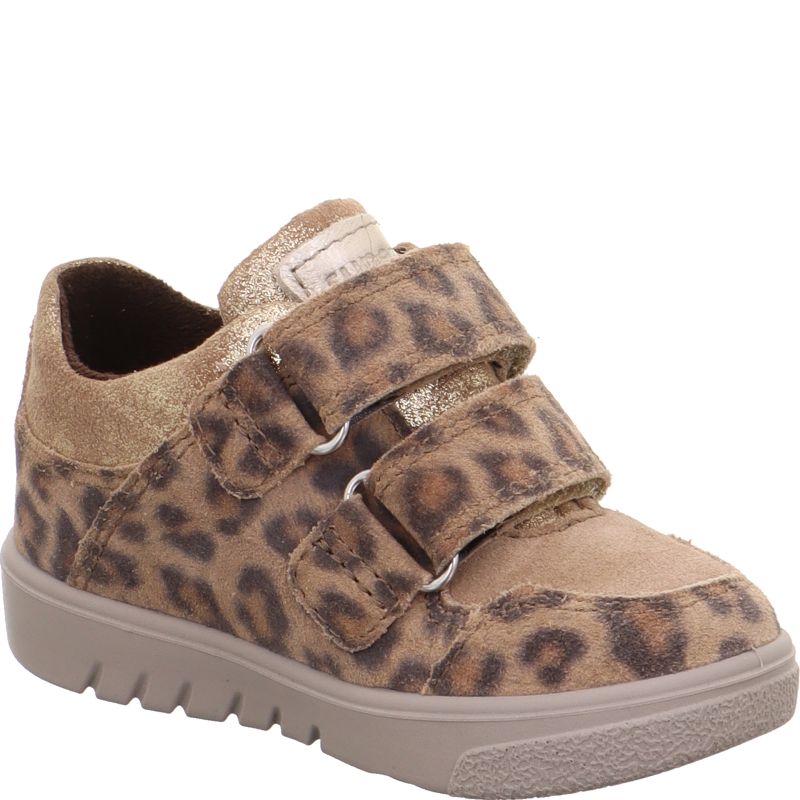 Superfit SUPIES 4S Mädchen Sneaker high - Material: Leder/Textil in Braun
