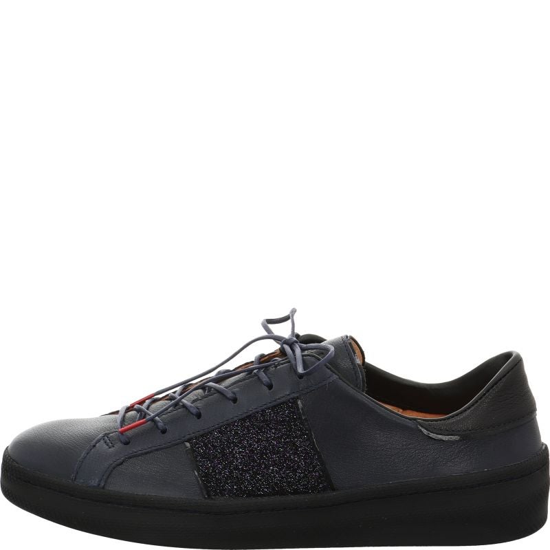 Think KUMI Woman Sneakers low - Material: Leather in Blue