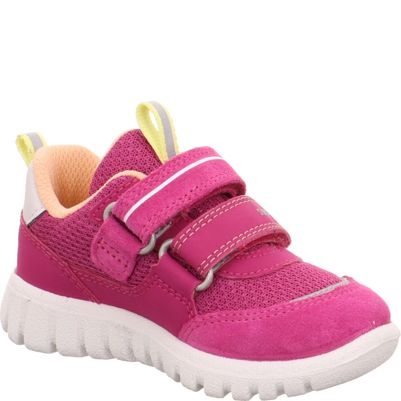 Superfit SPORT7 MINI Sneaker low - Material: Leder/Sonstiges Material/Textil in Pink