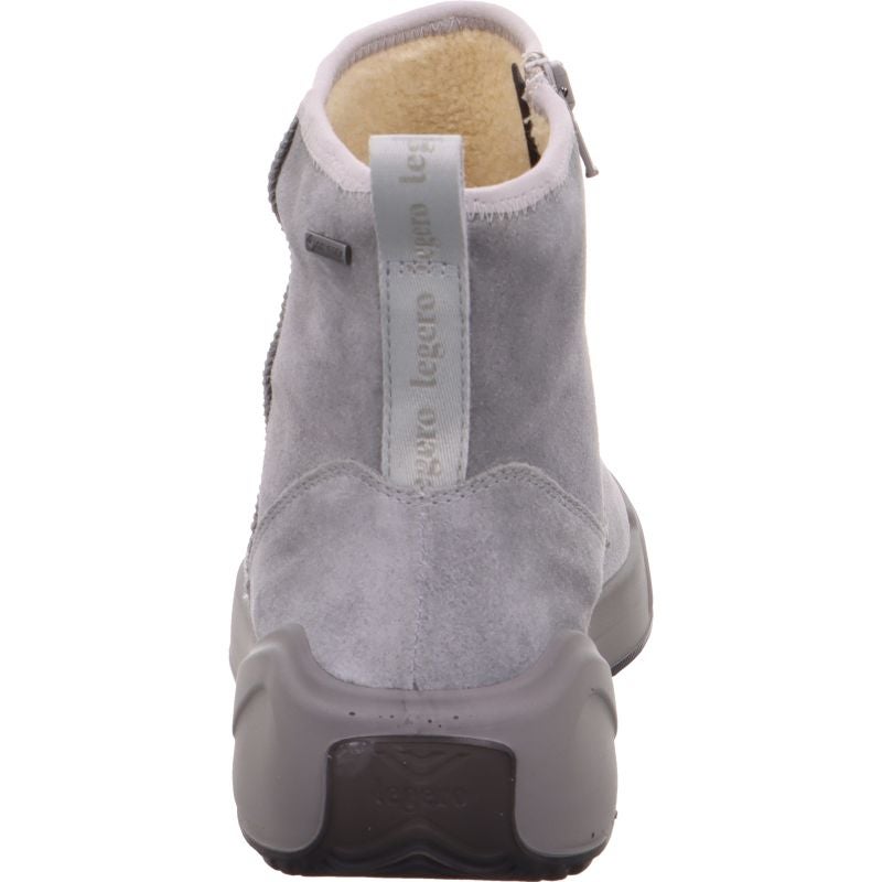 legero COSY Damen Stiefelette - Material: Leder in Grau