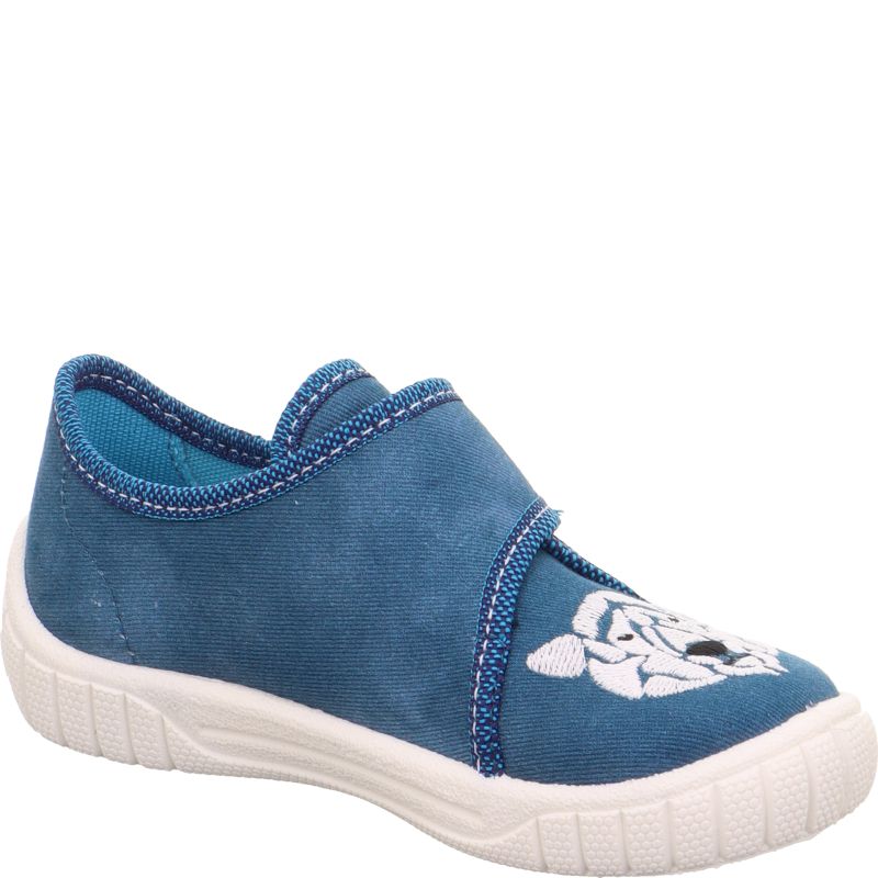 Superfit BILL Jungen Hausschuh - Material: Textil in Blau
