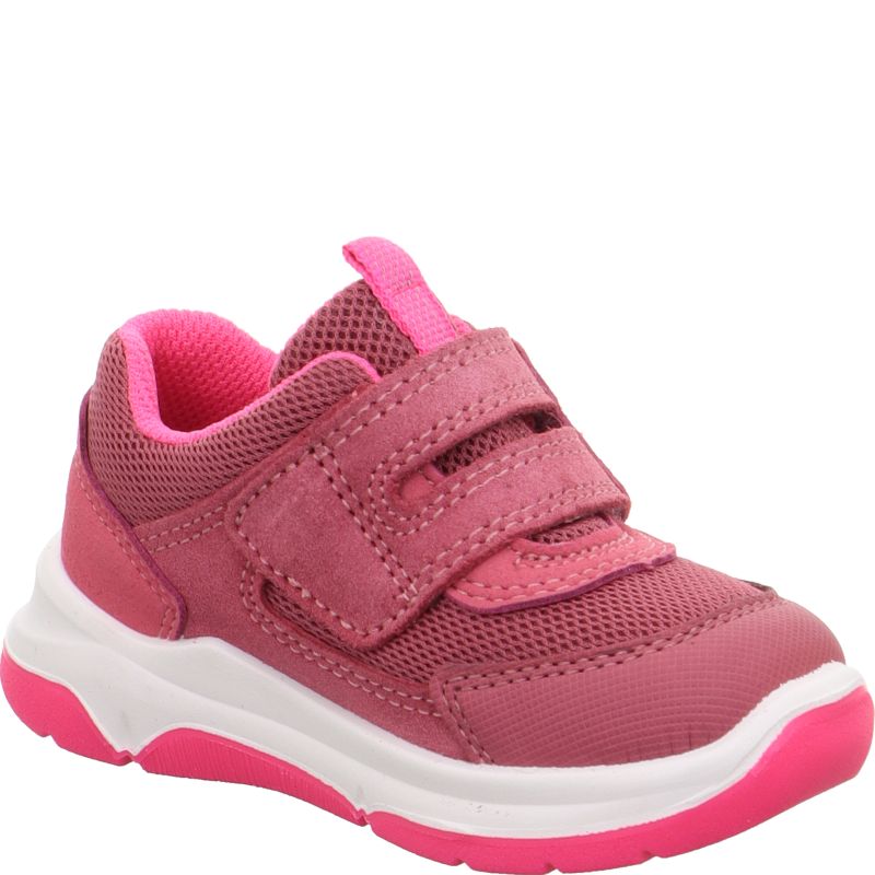 Superfit COOPER Mädchen Sneaker low - Material: Leder/Sonstiges Material/Textil in Pink