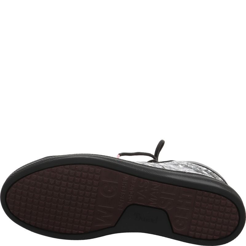 Think KUMI Woman Sneakers high - Material: Leather in Black