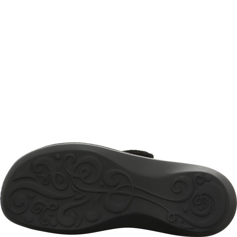 Think! CAMILLA Damen Pantolette - Material: Leder in Schwarz