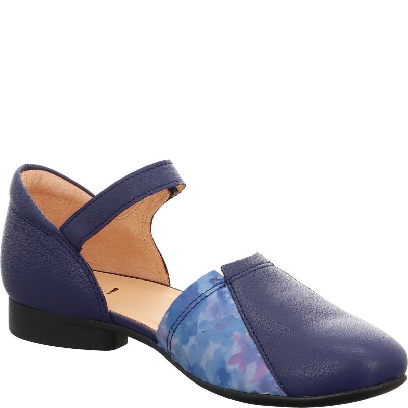 Think GUAD2 Woman  - Material: Leather in Blue