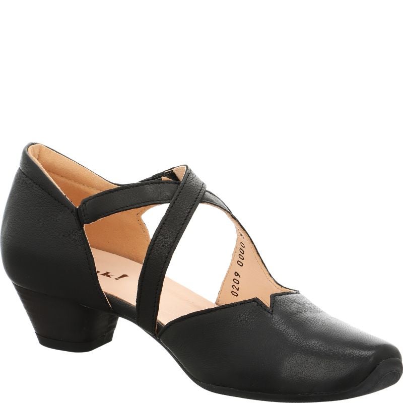 Think AIDA DAMEN Woman Pumps - Material: Leather in Black