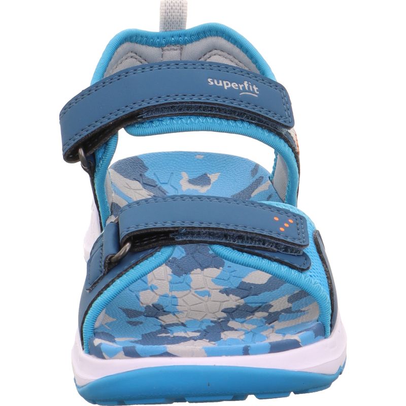 Superfit CRISS CROSS Jungen Sandale - Material: Textil/Sonstiges Material in Blau