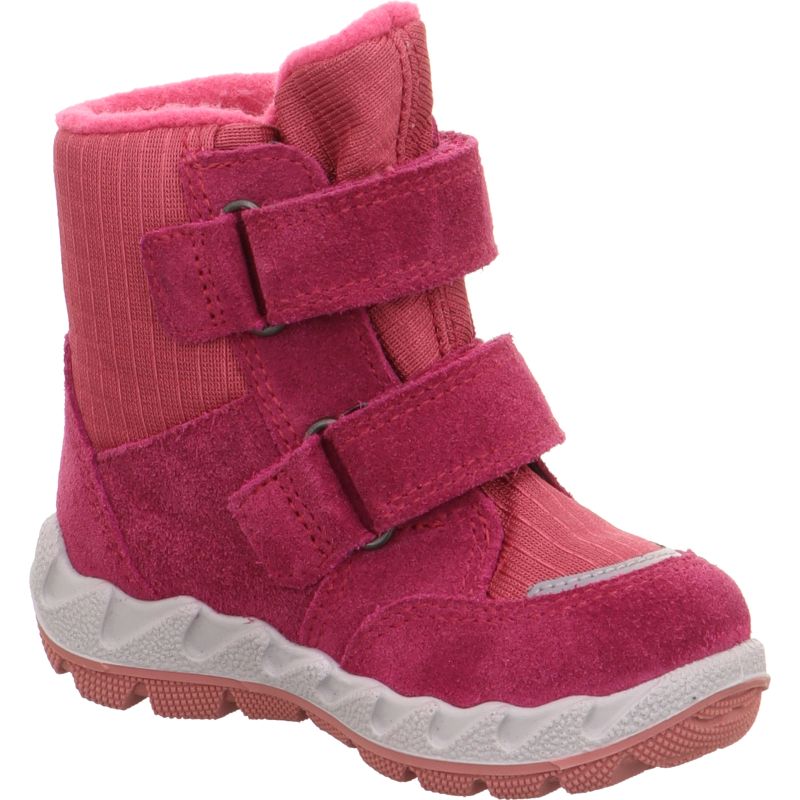 Superfit ICEBIRD Girls Boot - Material: Leather/Textil in Red