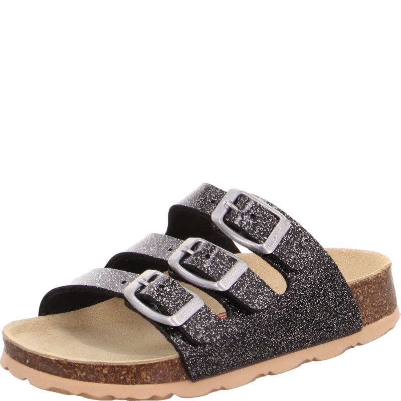 Superfit FUSSBETTPANTOFFEL Girls Slipper - Material: Sonstiges Material in Black