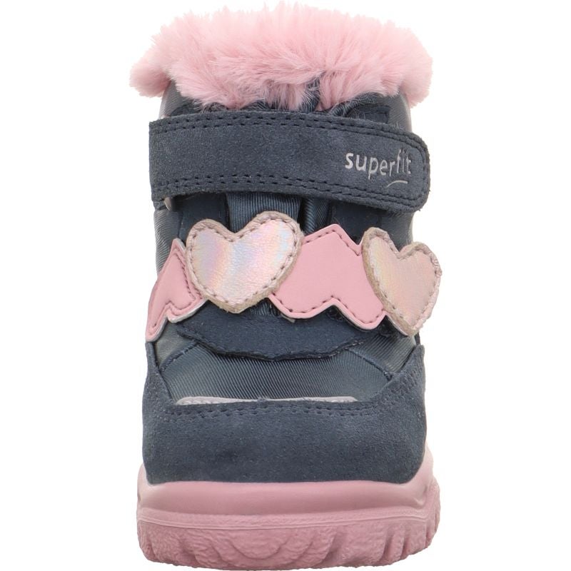 Superfit HUSKY+ Girls Boot - Material: Leather/Textil in Blue