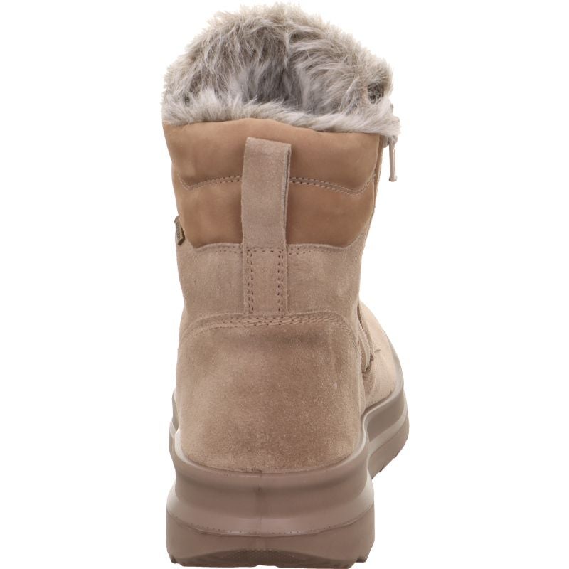 legero DREAMER Damen Schnürboots - Material: Leder in Beige