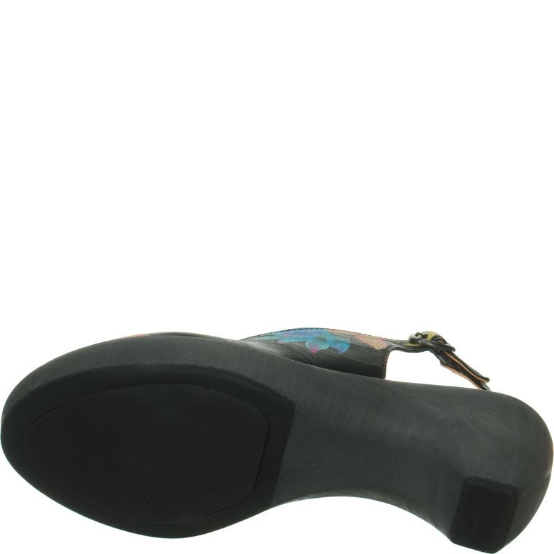 Think ZEPPA Woman Sandal - Material: Leather in Multi Colour