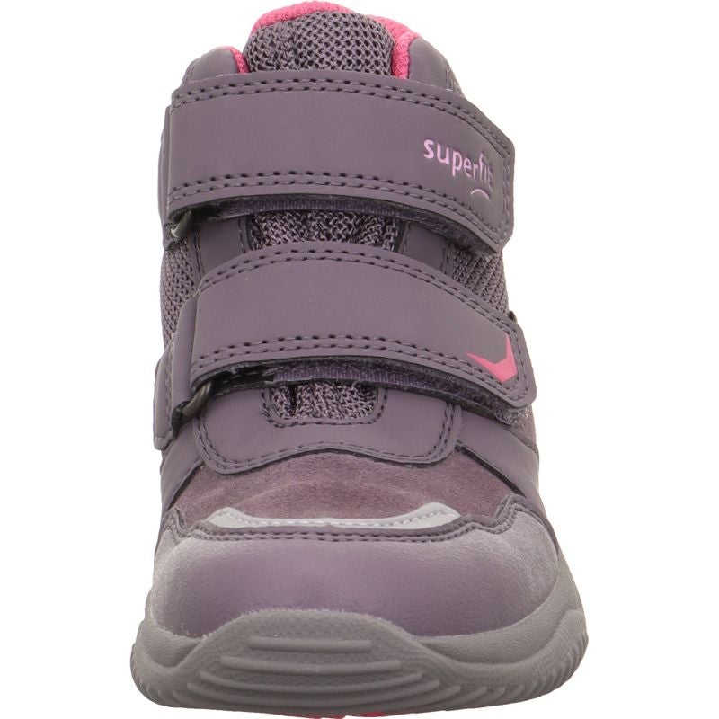 Superfit STORM Girls Sneakers high - Material: Leder/Sonstiges Material/Texti in Purple