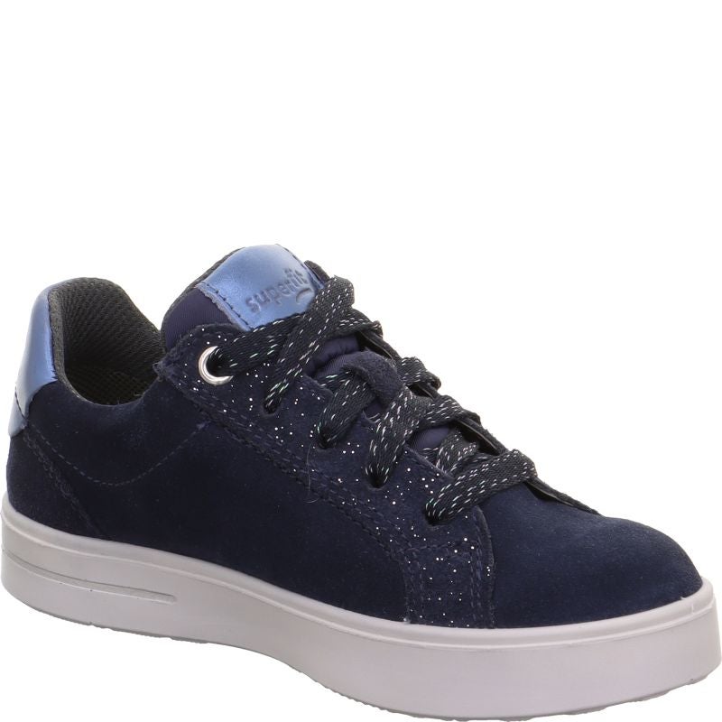 Superfit STELLA Girls Sneakers low - Material: Leather/Textil in Blue