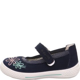 Superfit TENSY Girls Ballerina - Material: Leather in Blue