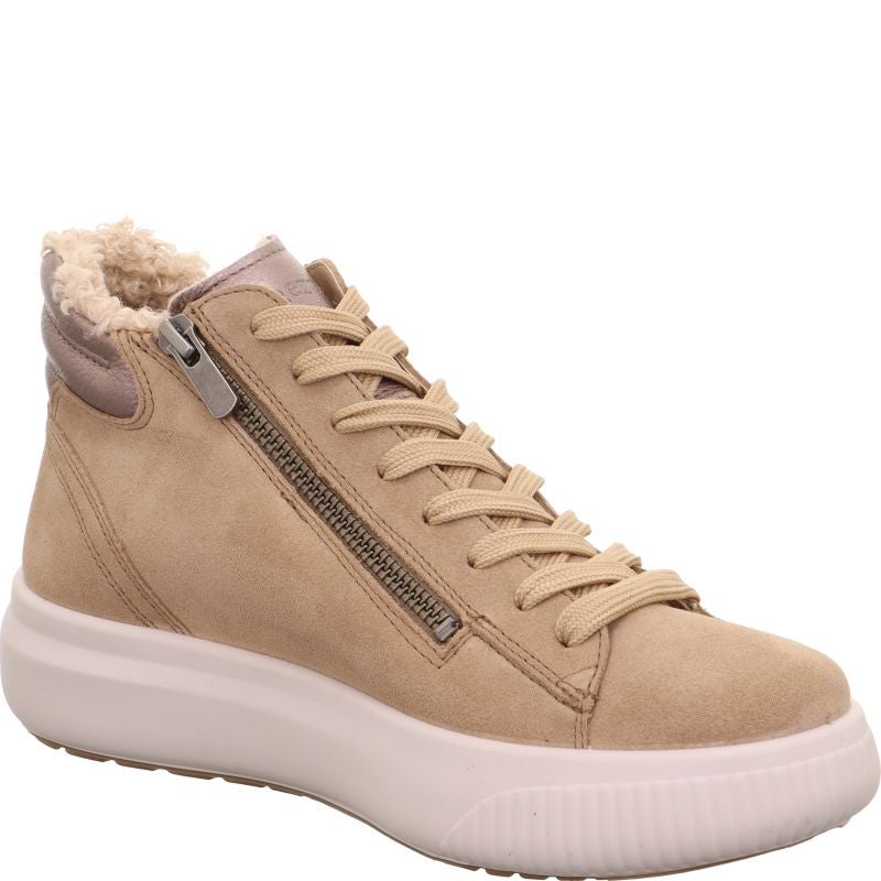 Legero T4 JUMP Damen Sneaker high - Material: Leder in Beige
