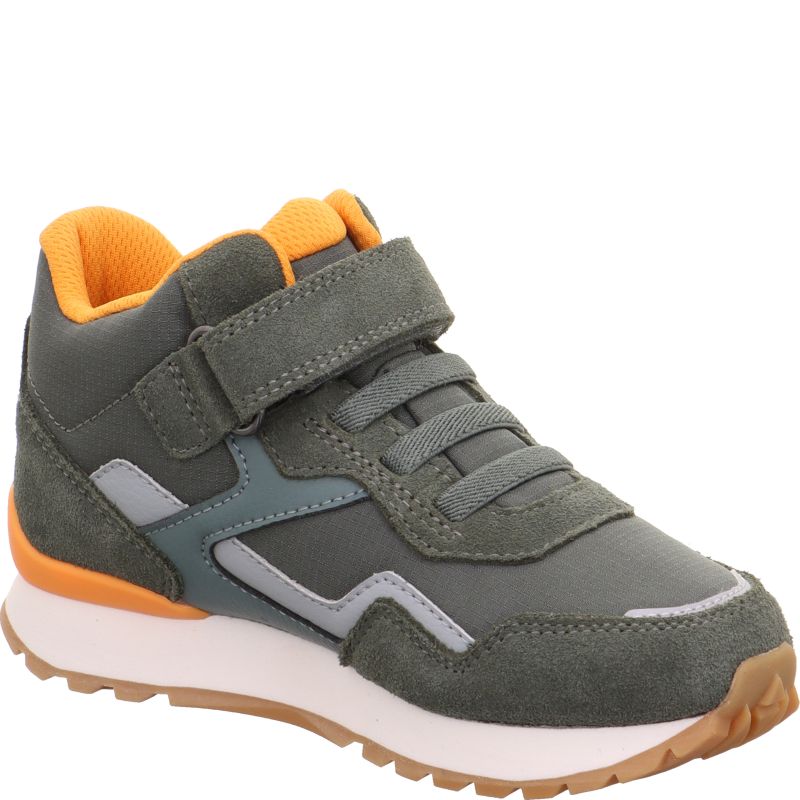 superfit DASH Unisex | Boys Sneakers high - Material: Leder/Sonstiges Material/Texti in Green