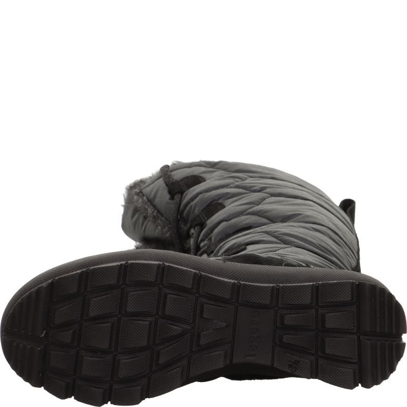 legero NOVARA Damen Stiefel - Material: Leder/Textil in Schwarz