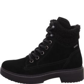 Legero ANGEL Damen Schnürboots - Material: Leder in Schwarz