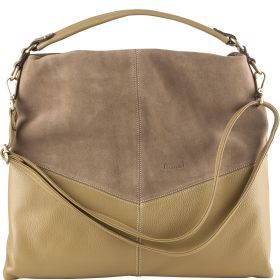 Think! THINK! BAG Damen Tasche - Material: Leder in Grün