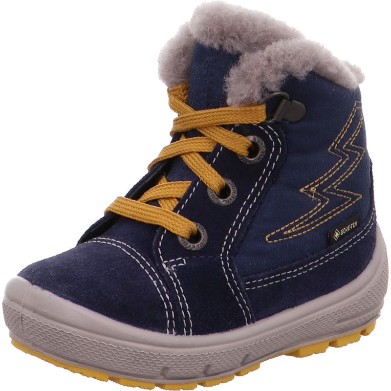 Superfit GROOVY Boys Boot - Material: Leather/Textil in Blue