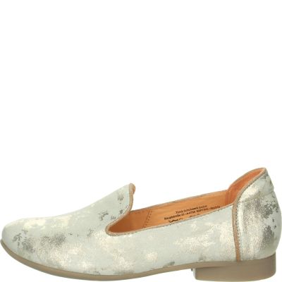 Think! GUAD2 Damen Slipper - Material: Leder in Beige