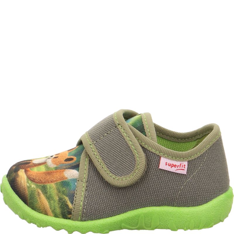 Superfit SPOTTY Boys Slipper - Material: Textile in Green