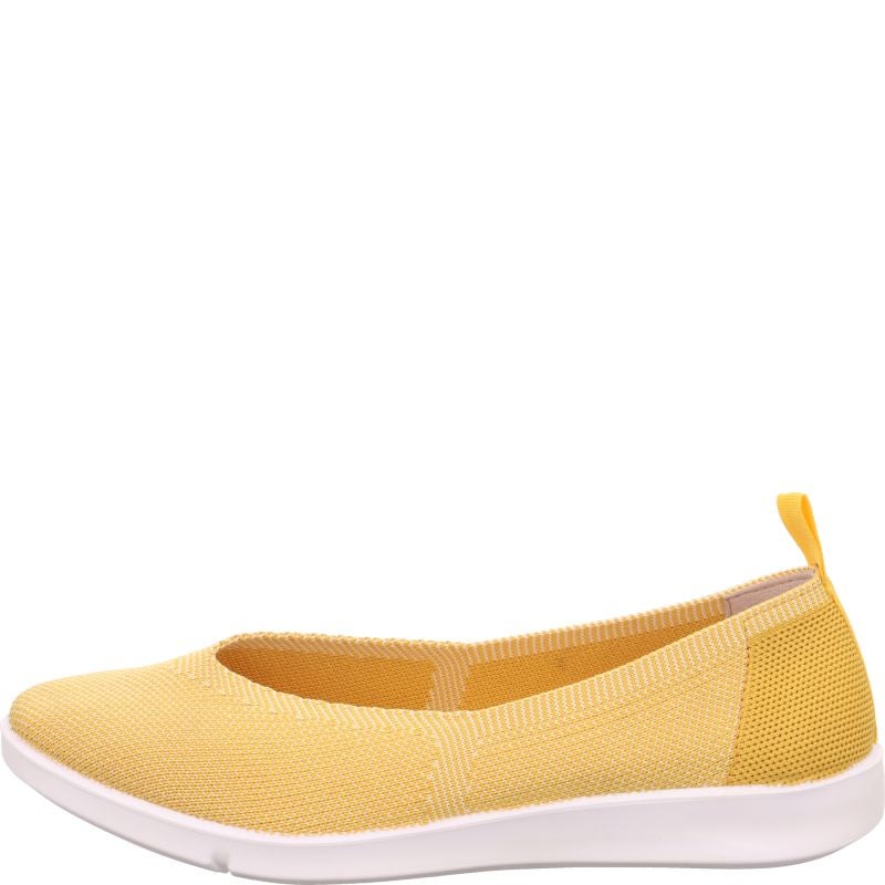 Legero LUCCA Damen Ballerina - Material: Textil in Gelb