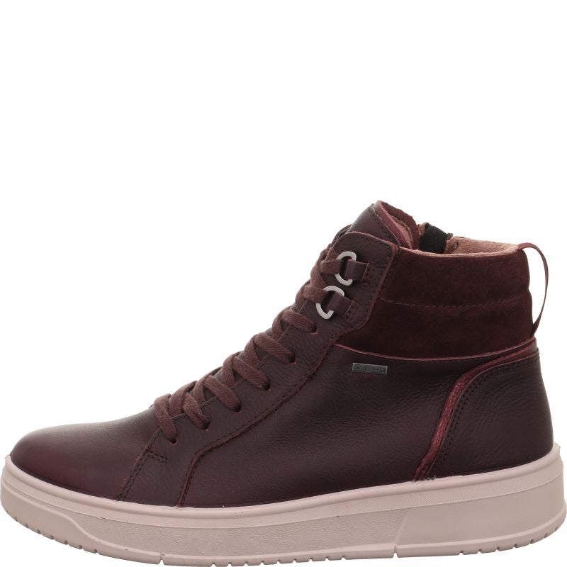 legero REJOISE Damen Sneaker high - Material: Leder in Rot