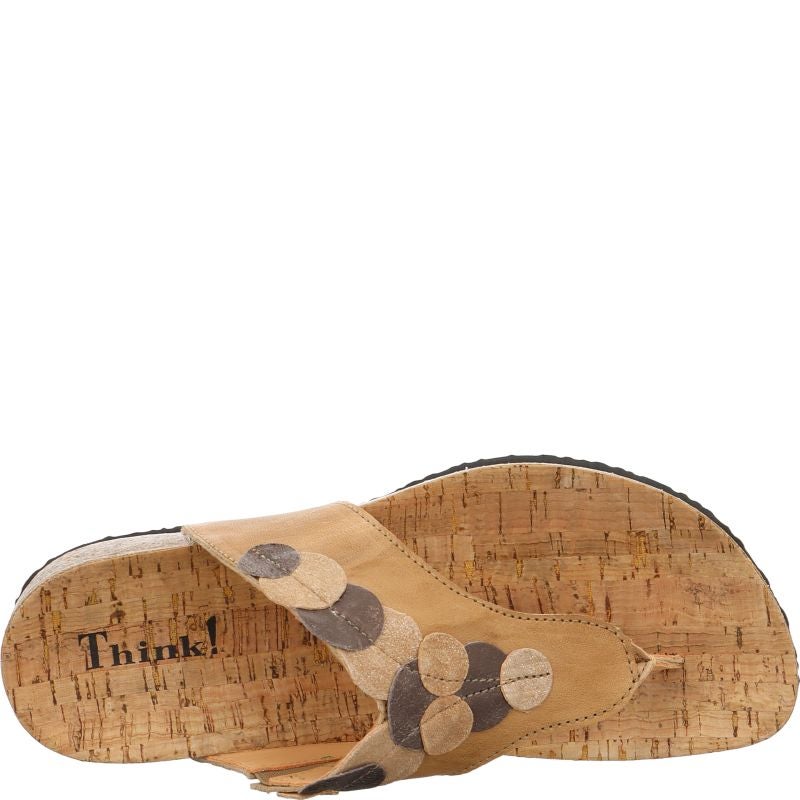 Think JULIA DAMEN Mules - Material: Leather in Beige
