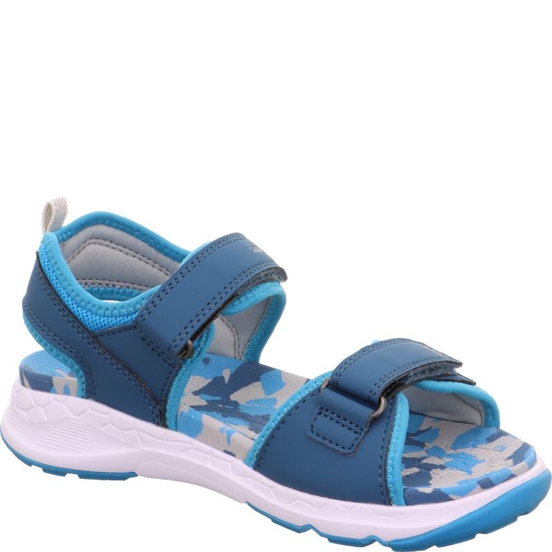 Superfit CRISS CROSS Jungen Sandale - Material: Textil/Sonstiges Material in Blau