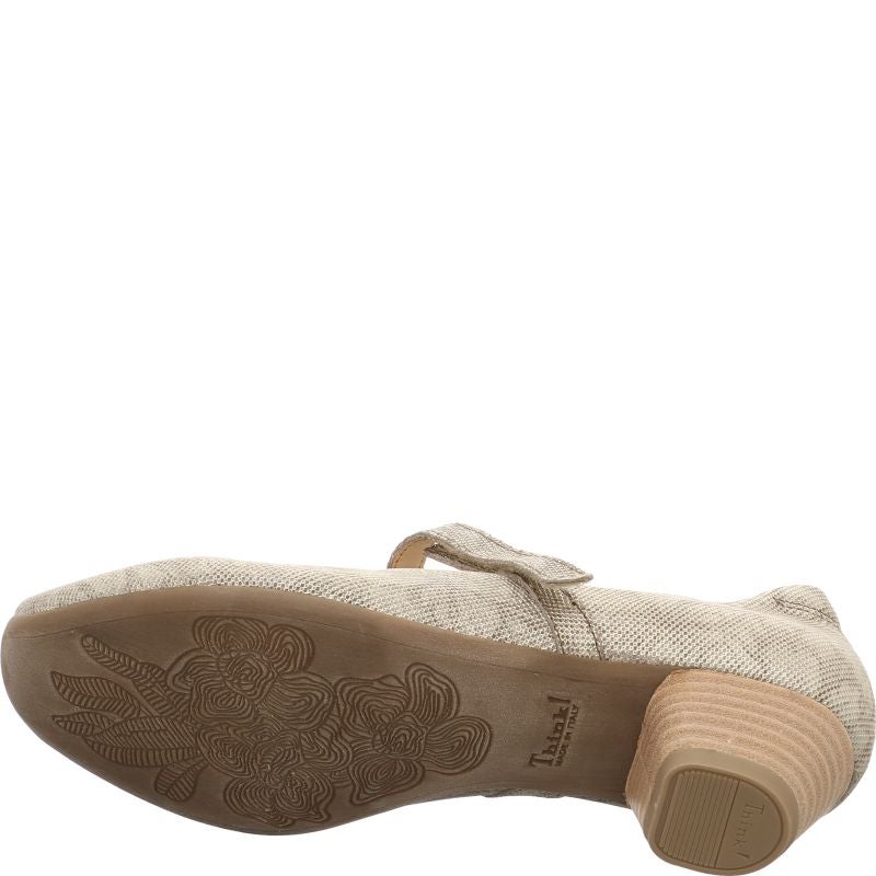 Think AIDA DAMEN Pumps - Material: Leather in Grey