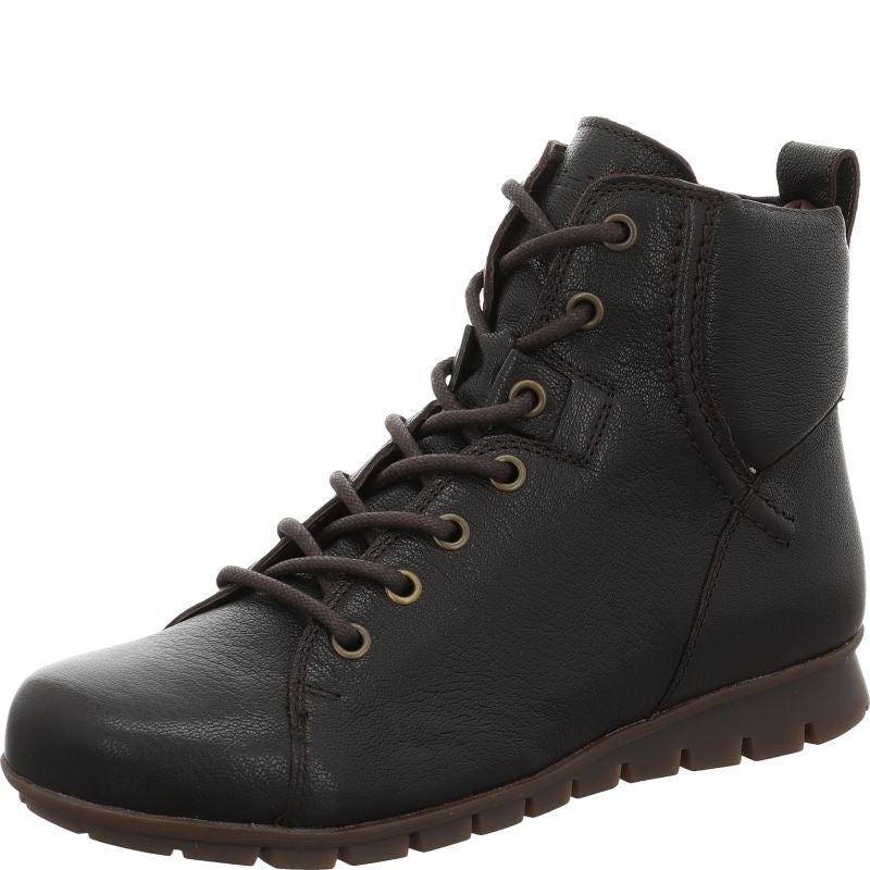 Think MENSCHA Lace-up boot - Material: Leather in Brown