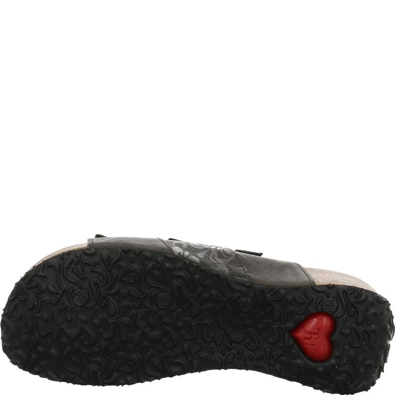 Think! MIZZI Damen Pantolette - Material: Leder in Mehrfarbig