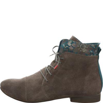 Think GUAD2 Woman Ankle Boot - Material: Leather in Grey