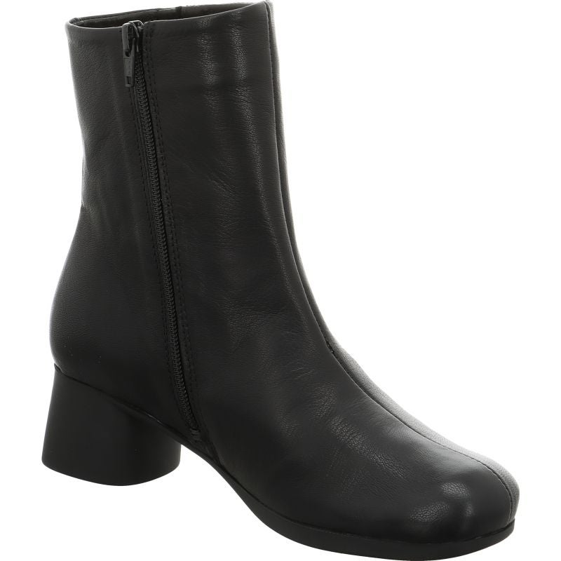 Think NANI Woman Ankle boot - Material: Leather in Black