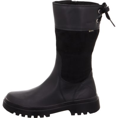 Superfit ABBY Mädchen Stiefel - Material: Leder/Textil in Schwarz