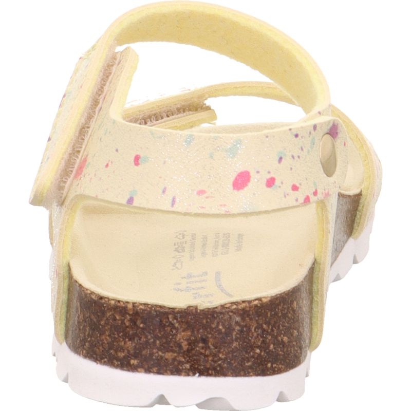 Superfit FUSSBETTPANTOFFEL Girls Sandal - Material: Sonstiges Material in Yellow