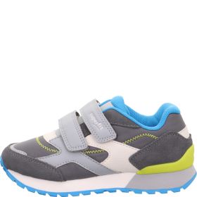 Superfit DASH Sneaker low - Material: Leder/Sonstiges Material/Textil in Grau