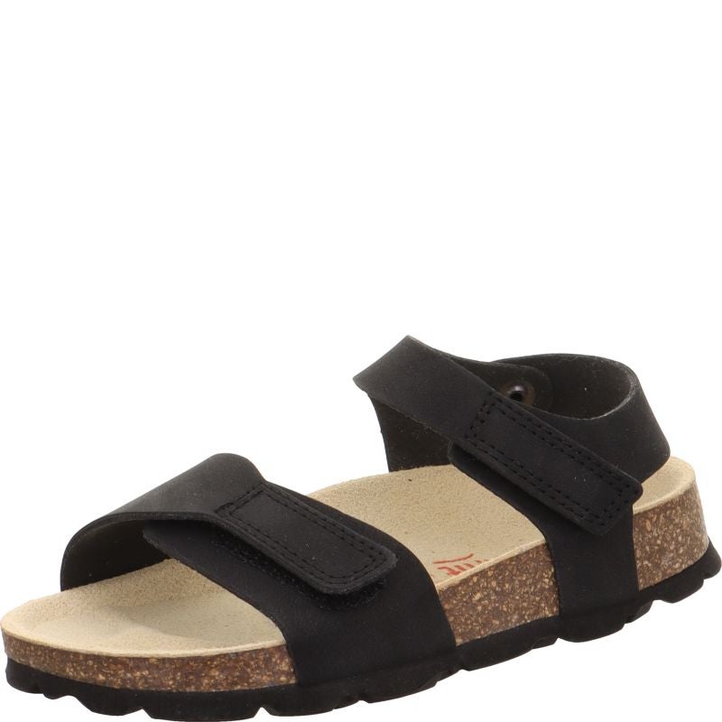 Superfit FUSSBETTPANTOFFEL Boys Sandal - Material: Sonstiges Material in Black