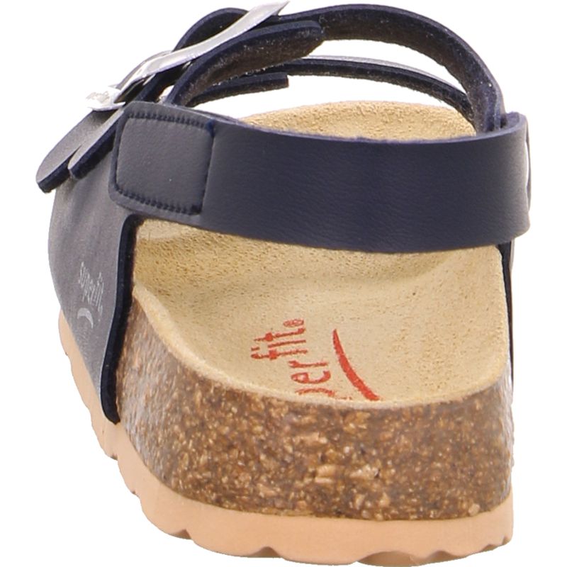 Superfit FUSSBETTPANTOFFEL Unisex, Boys Sandal - Material: Sonstiges Material in Blue
