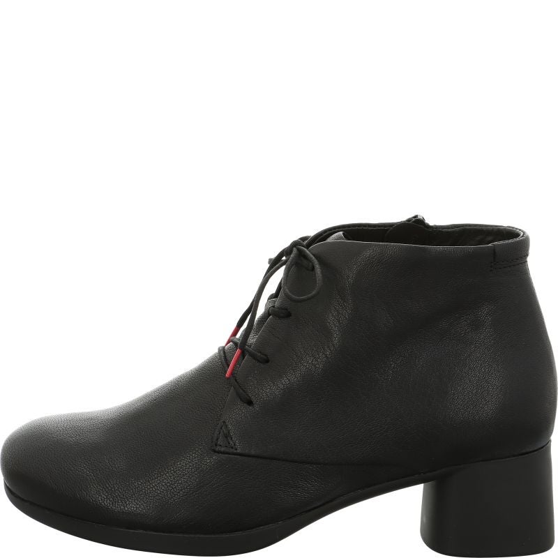 Think NANI Woman Ankle boot - Material: Leather in Black